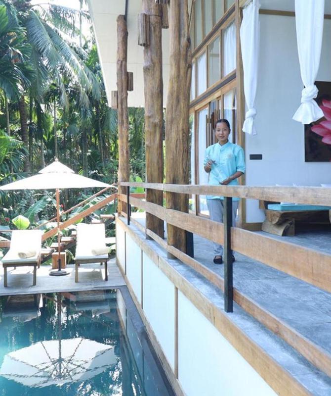 Satya Boutique Resort & Spa Vijay Nagar Beach الغرفة الصورة